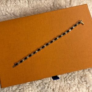 Sapphire and Diamond Tennis Bracelet